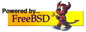 This site is powered by FreeBSD...
