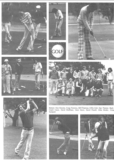 1976 El Gabilan Salinas High Year Book Golf Team.png