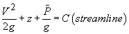 Bernoulli equation...