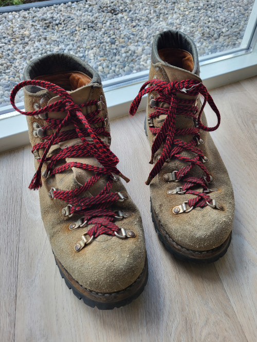 Old hiking boots