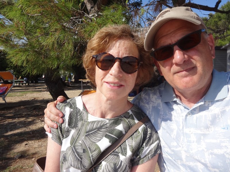 Crikvenica - selfie in front of hotel