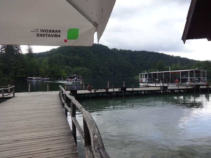 Plitvice Lakes - ferry to the other side