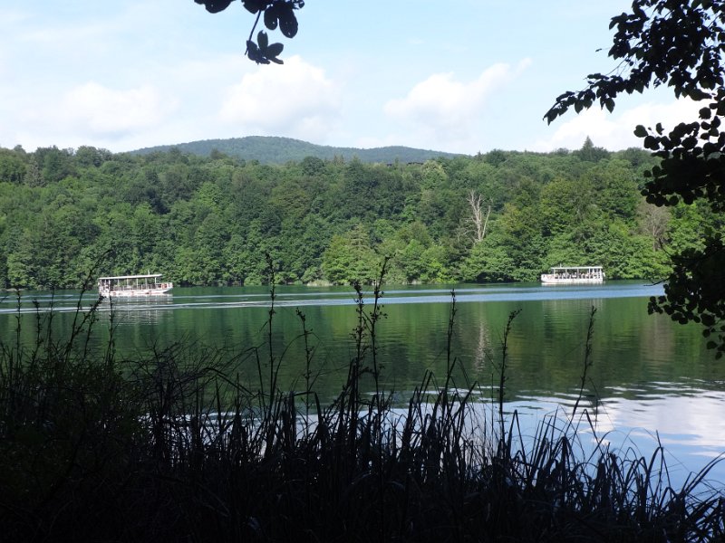 Plitvice Lakes - view of the ferry crossing