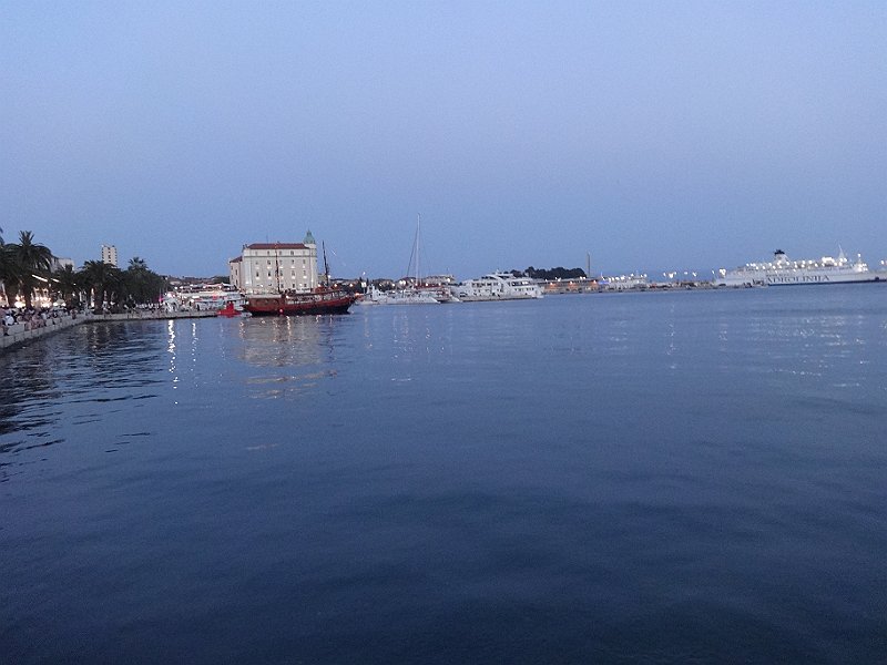 Split - view of the harbor