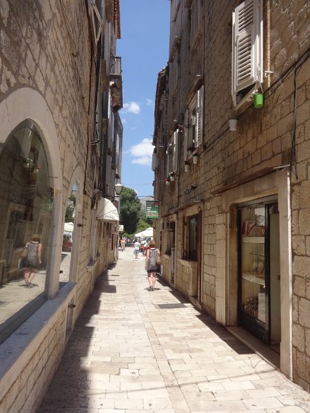 Trogir - narrow alley way
