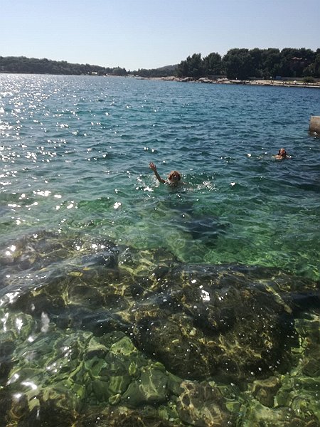 Pula - the water was perfect and crystal clear