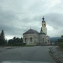 Typical village church in countryside