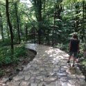 Plitvice Lakes - path down to the ferry
