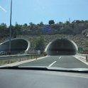 There were lots of tunnels to drive through