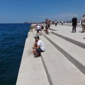 Zadar - sea organ where the waves generate music