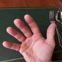 My hands were pretty swollen due to the heat.