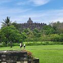 Borobudur - Park approach.