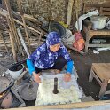 Yogjakarta - Making kroepoek (pawn crackers) the traditional way.