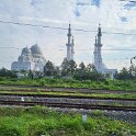 Train to Batu 6 - View of the Sheikh Zayed Mosque.