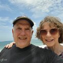 Bali - .Beach 3 - Another selfie of the happy couple.