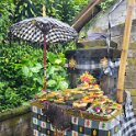 Bali - Shrine with many offerings for the gods.