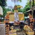 Bali - Household shrines receive daily offerings.