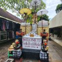 Bali - Entrance to the beach market.