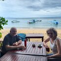 Bali - Drinks next to the beach (our favorite spot).