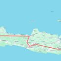 Our travel route.
