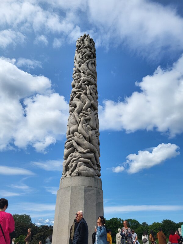 Oslo - Bus tour - Vigeland Park.