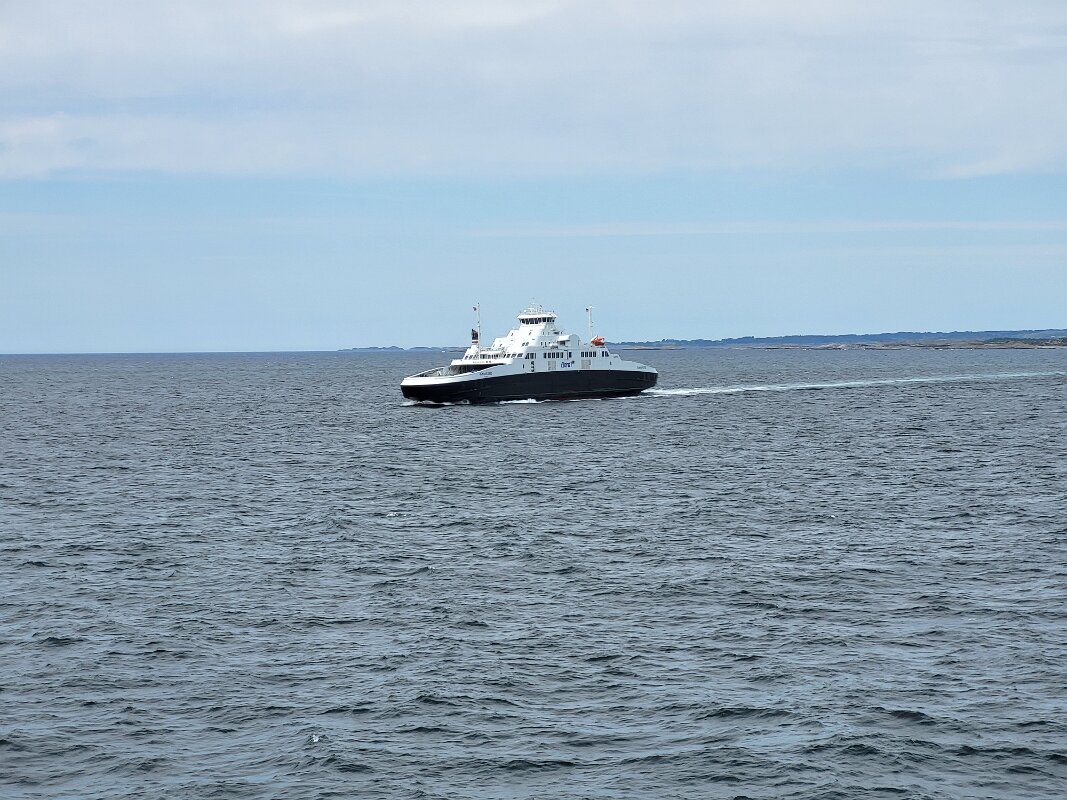 Road trip - Another ferry going the other way.