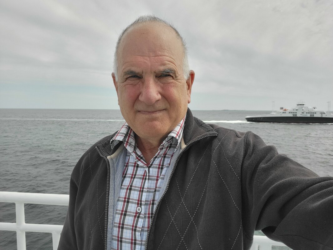 Road trip - Selfie on the ferry.