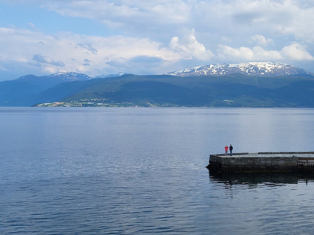 Balestrand - Dinner view from the hotel.