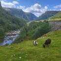 On the road - Typical beautiful scenery along the way.