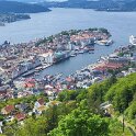 Bergen -  From atop the funicular.