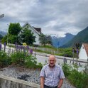 Balestrand - Exact spot I sat on a carton of yogurt and Thea's first words were 