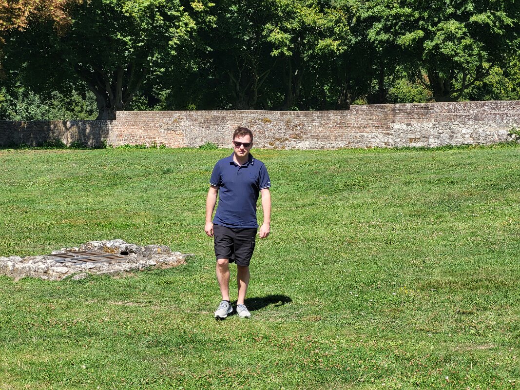 Waterloo - A lost soldier at the Hougoumont Farm.
