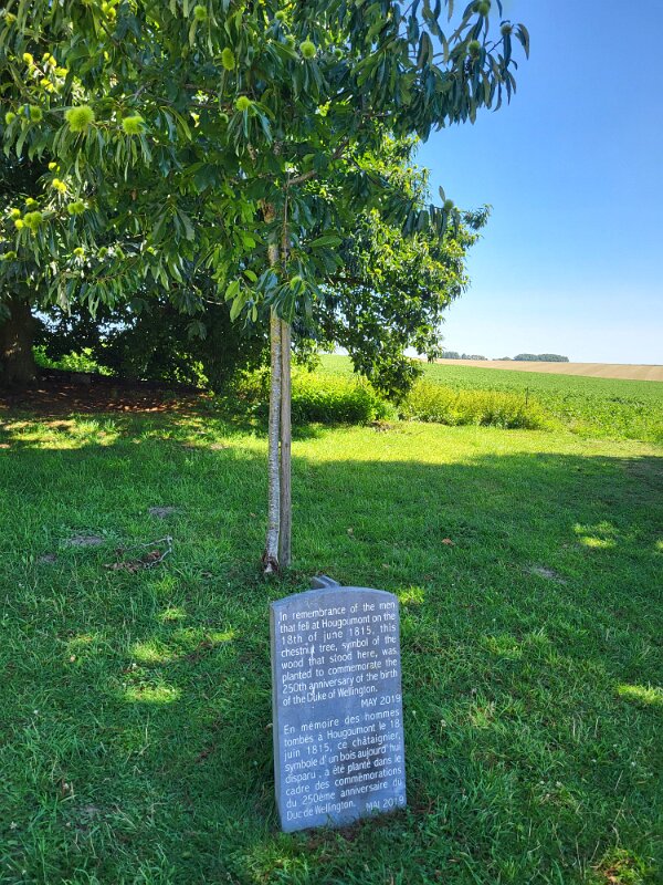 Waterloo - Hougoumont Farm - Remembrance of the men that fell.