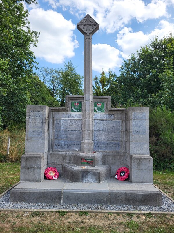 Passchendaele - Another of many Memorial places.