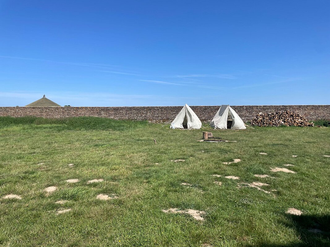 Waterloo - Hougoumont Farm - View from the back.